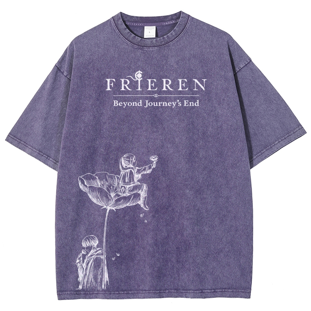 Frieren Unisex Fit Washed T-Shirt