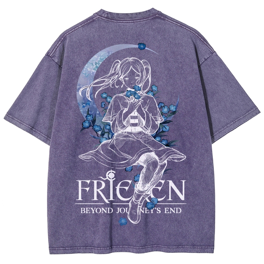 Frieren Unisex Fit Washed T-Shirt