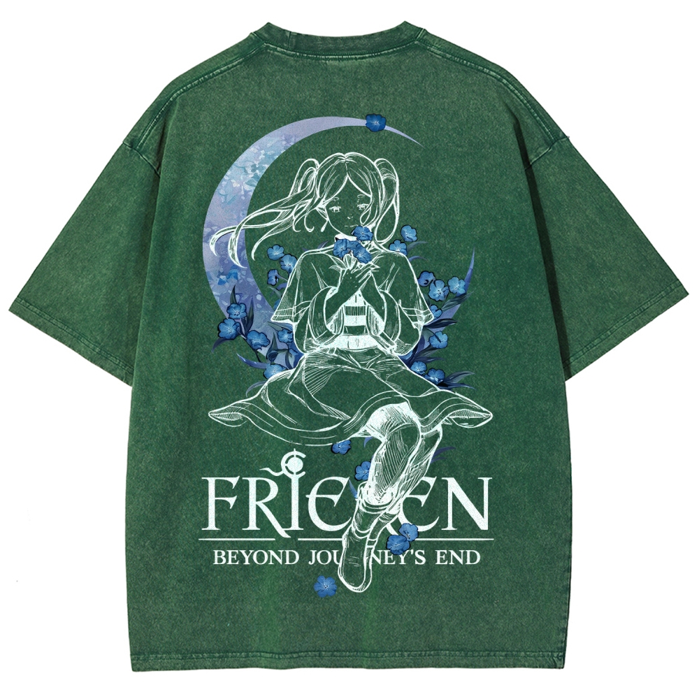 Frieren Unisex Fit Washed T-Shirt