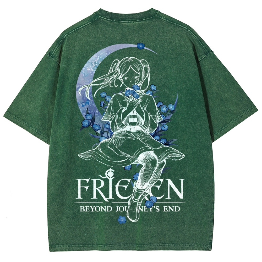 Frieren Unisex Fit Washed T-Shirt