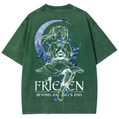 Frieren Unisex Fit Washed T-Shirt