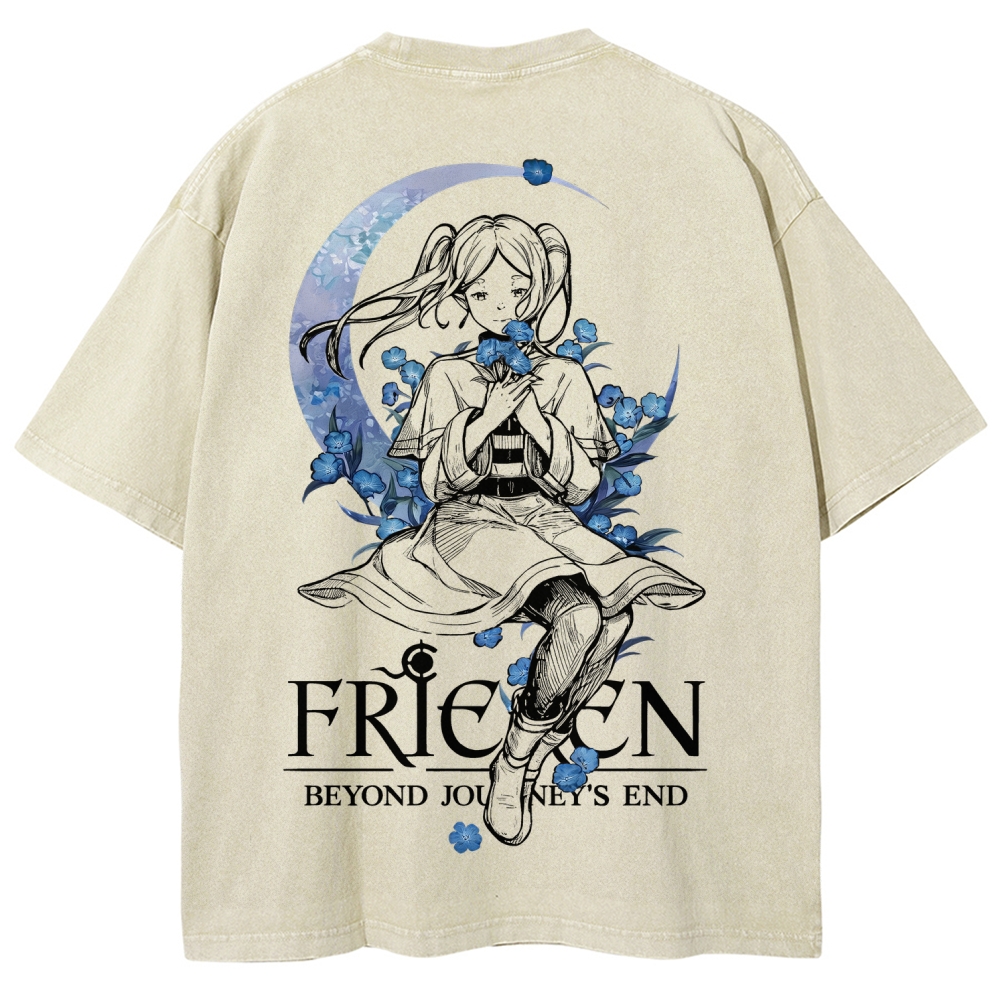 Frieren Unisex Fit Washed T-Shirt