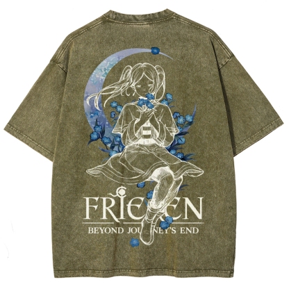 Frieren Unisex Fit Washed T-Shirt