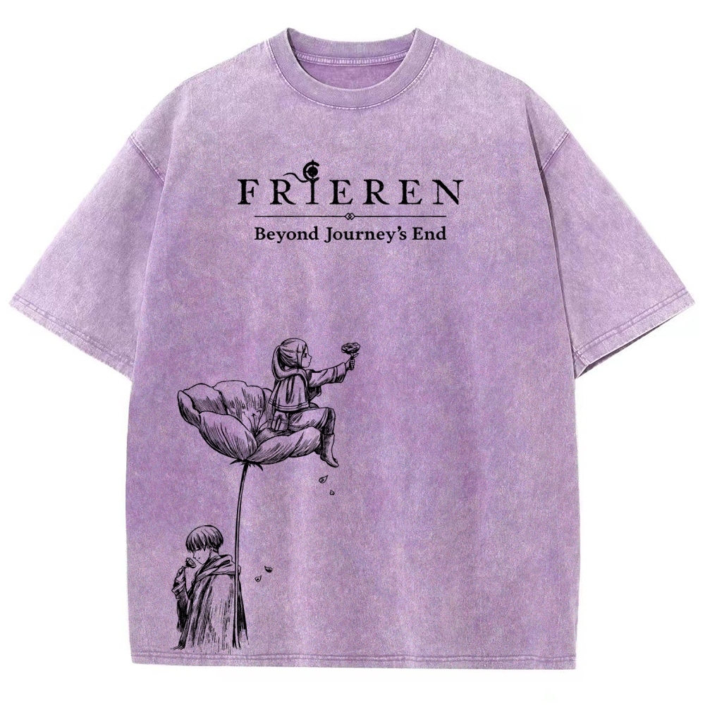 Frieren Unisex Fit Washed T-Shirt