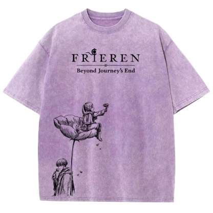 Frieren Unisex Fit Washed T-Shirt
