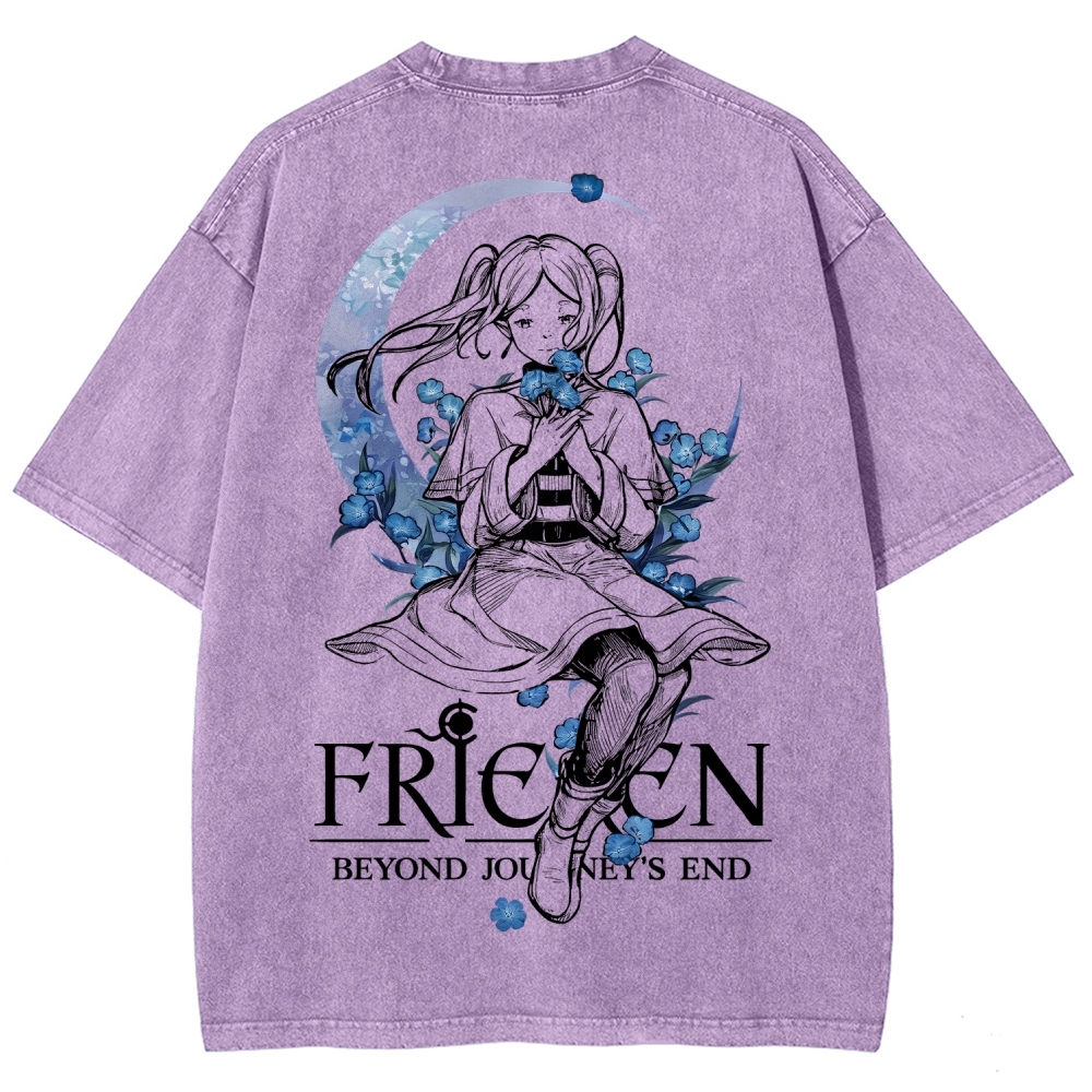 Frieren Unisex Fit Washed T-Shirt