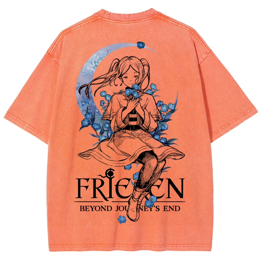 Frieren Unisex Fit Washed T-Shirt