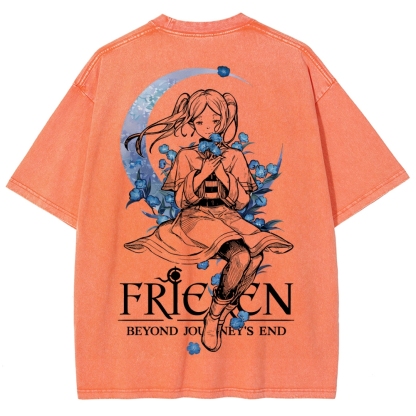 Frieren Unisex Fit Washed T-Shirt