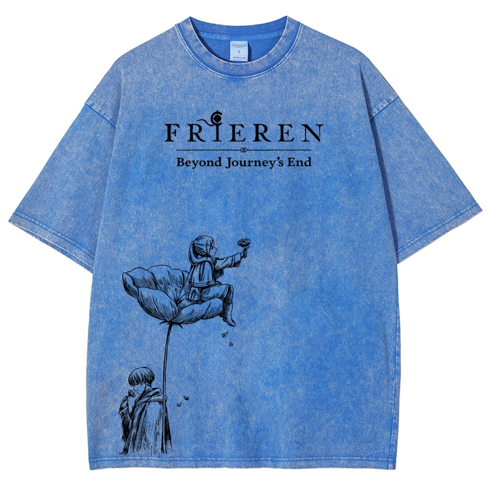Frieren Unisex Fit Washed T-Shirt