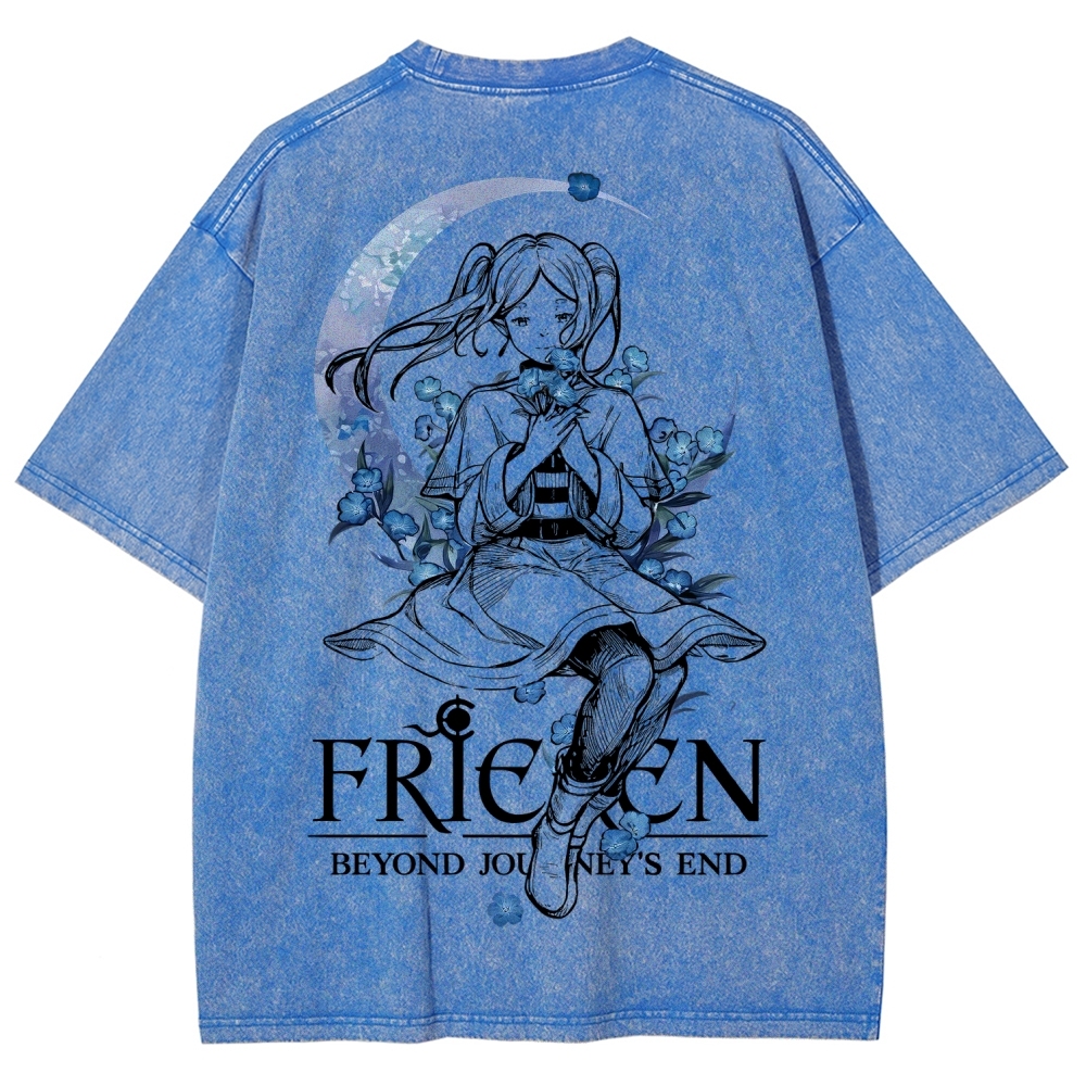 Frieren Unisex Fit Washed T-Shirt