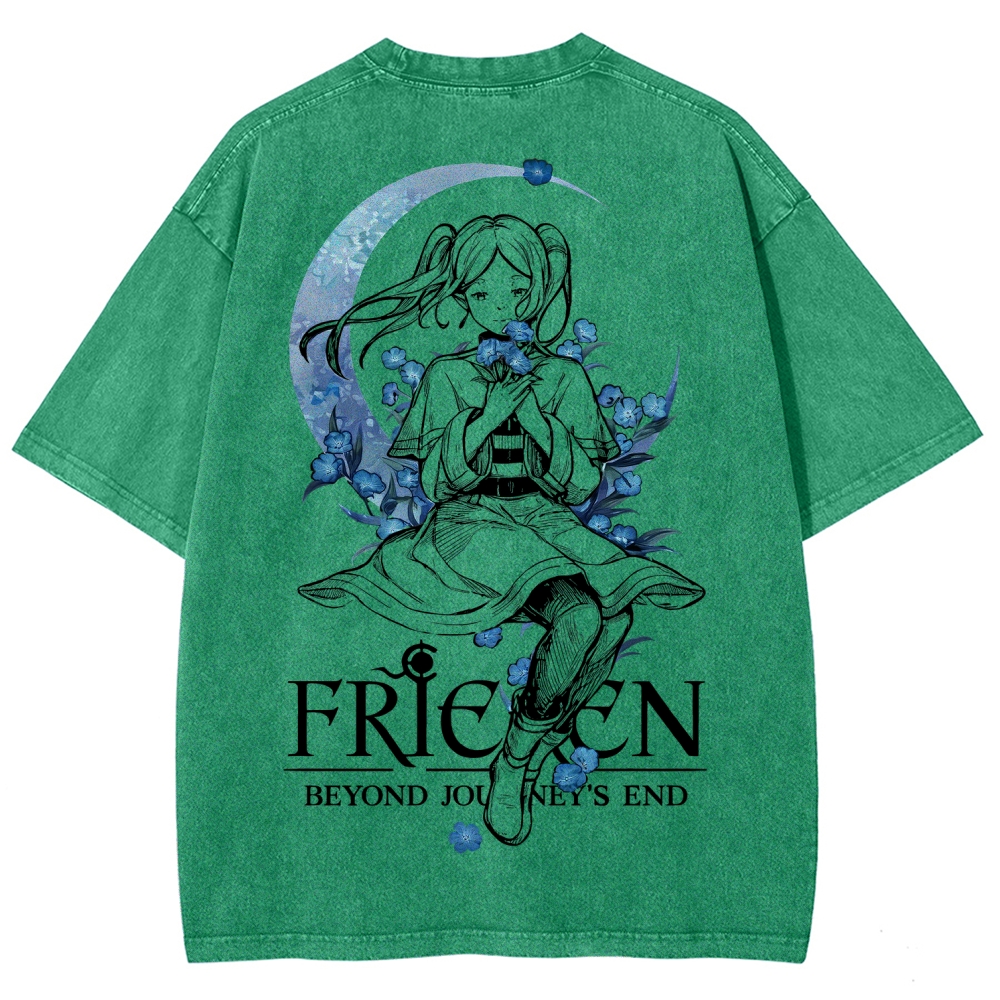 Frieren Unisex Fit Washed T-Shirt