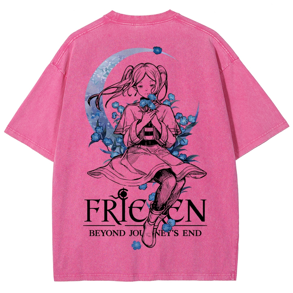 Frieren Unisex Fit Washed T-Shirt