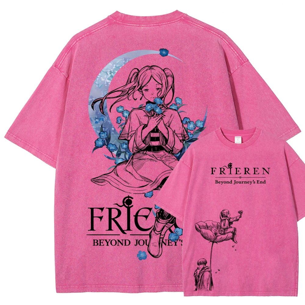 Frieren Unisex Fit Washed T-Shirt