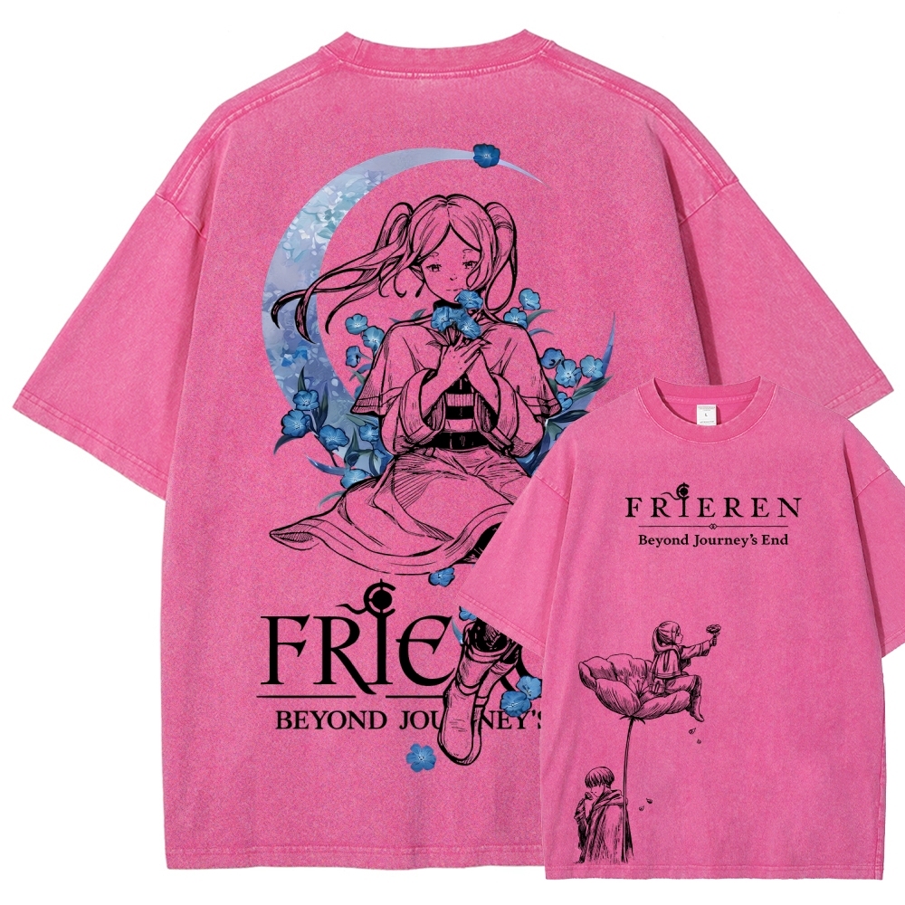 Frieren Unisex Fit Washed T-Shirt