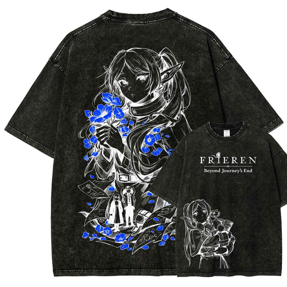 Frieren Unisex Fit Washed T-Shirt