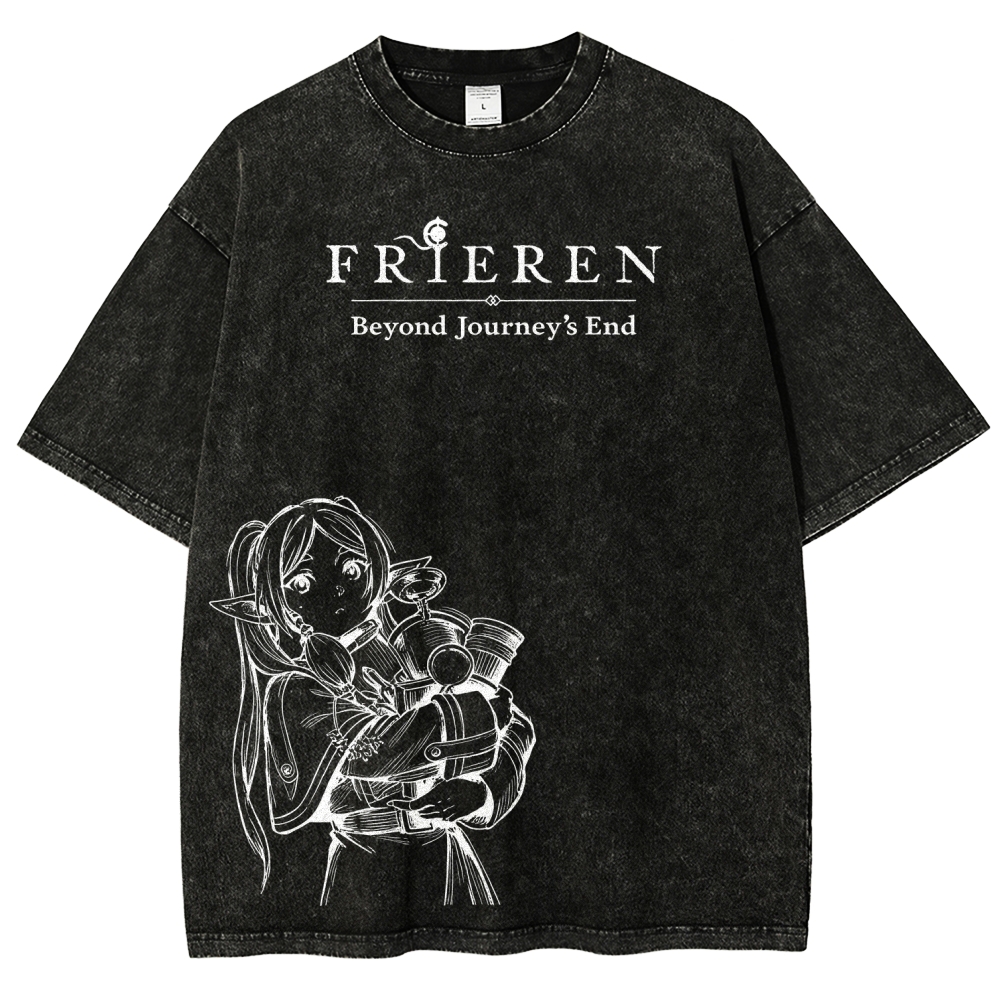 Frieren Unisex Fit Washed T-Shirt
