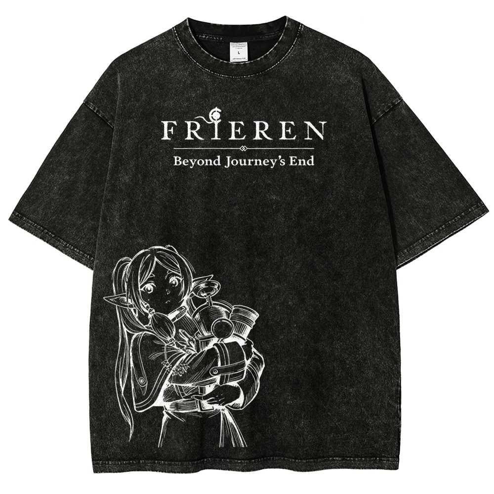 Frieren Unisex Fit Washed T-Shirt