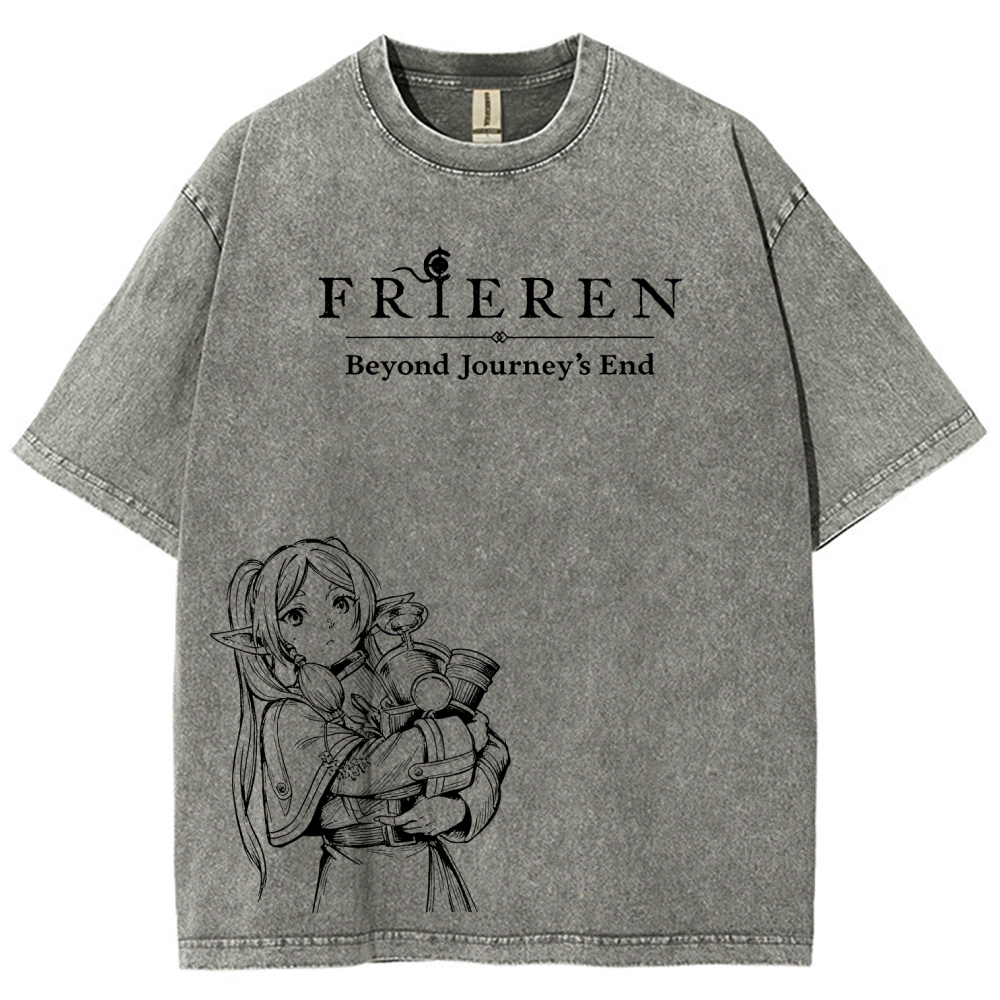 Frieren Unisex Fit Washed T-Shirt