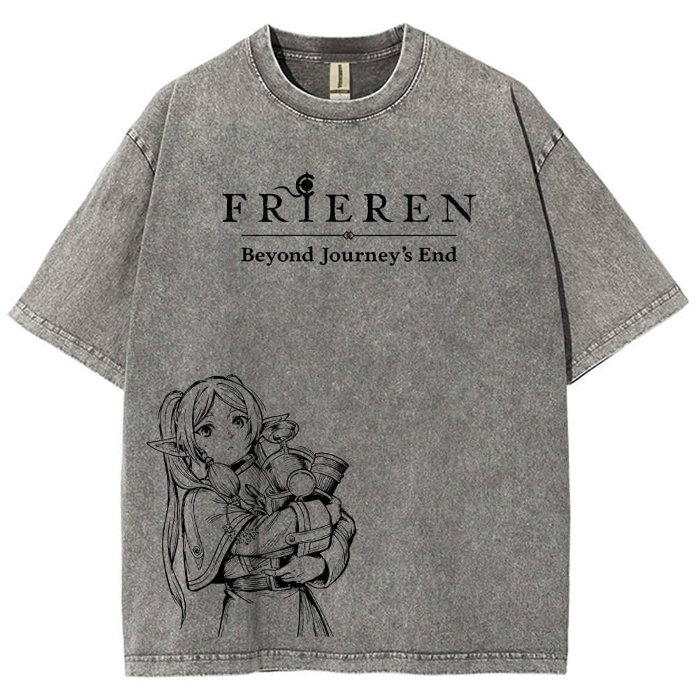 Frieren Unisex Fit Washed T-Shirt