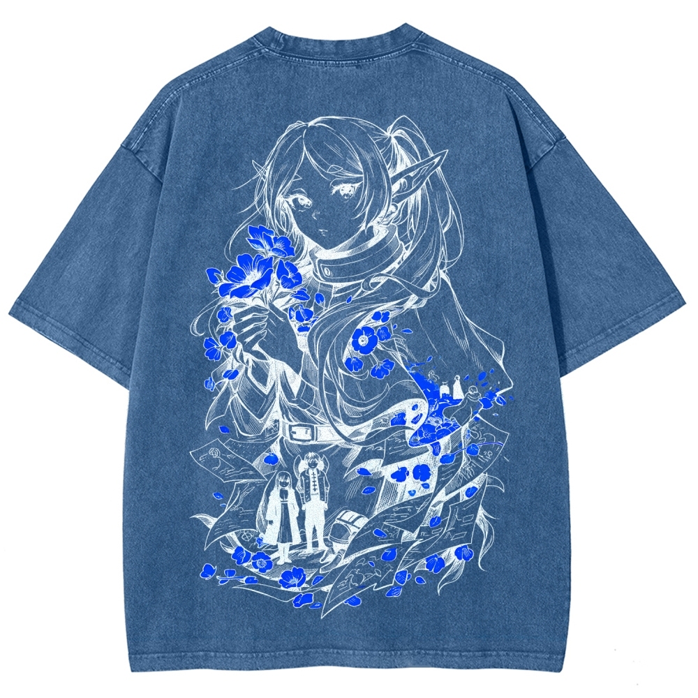 Frieren Unisex Fit Washed T-Shirt