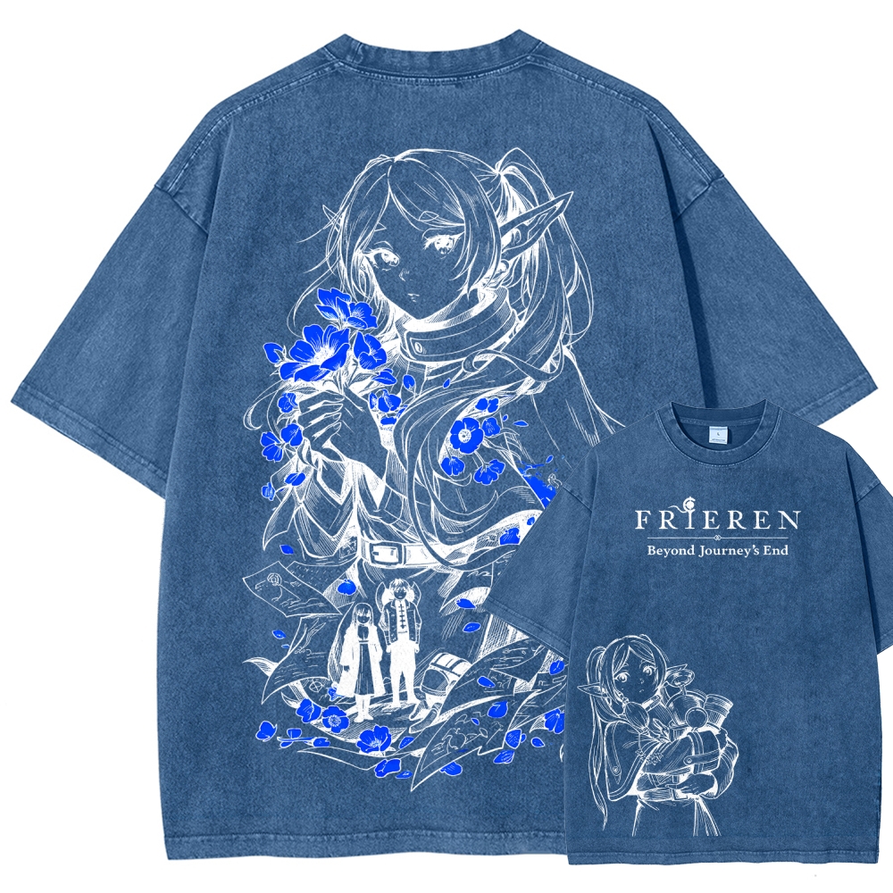 Frieren Unisex Fit Washed T-Shirt