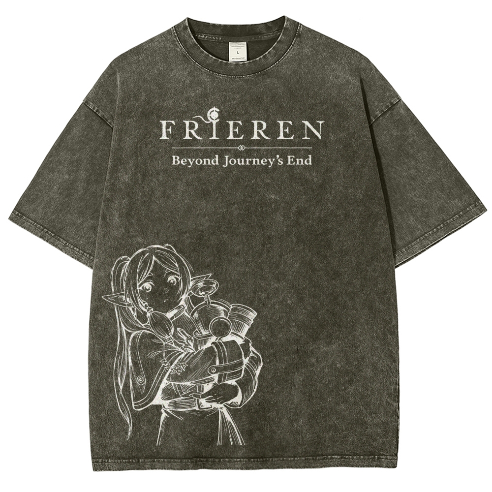 Frieren Unisex Fit Washed T-Shirt