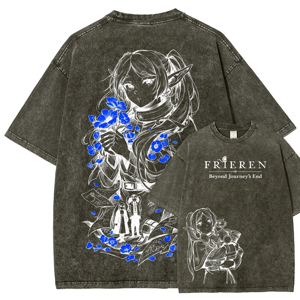 Frieren Unisex Fit Washed T-Shirt