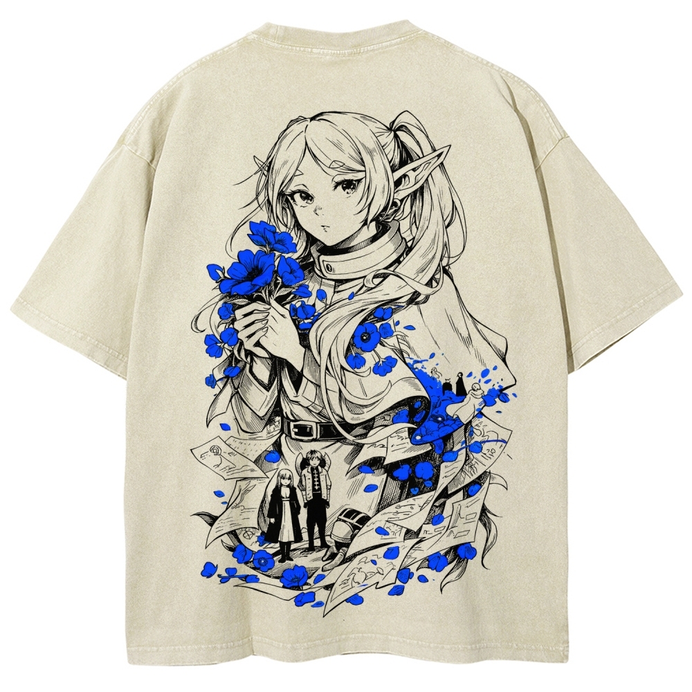 Frieren Unisex Fit Washed T-Shirt