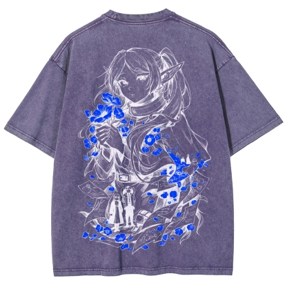 Frieren Unisex Fit Washed T-Shirt