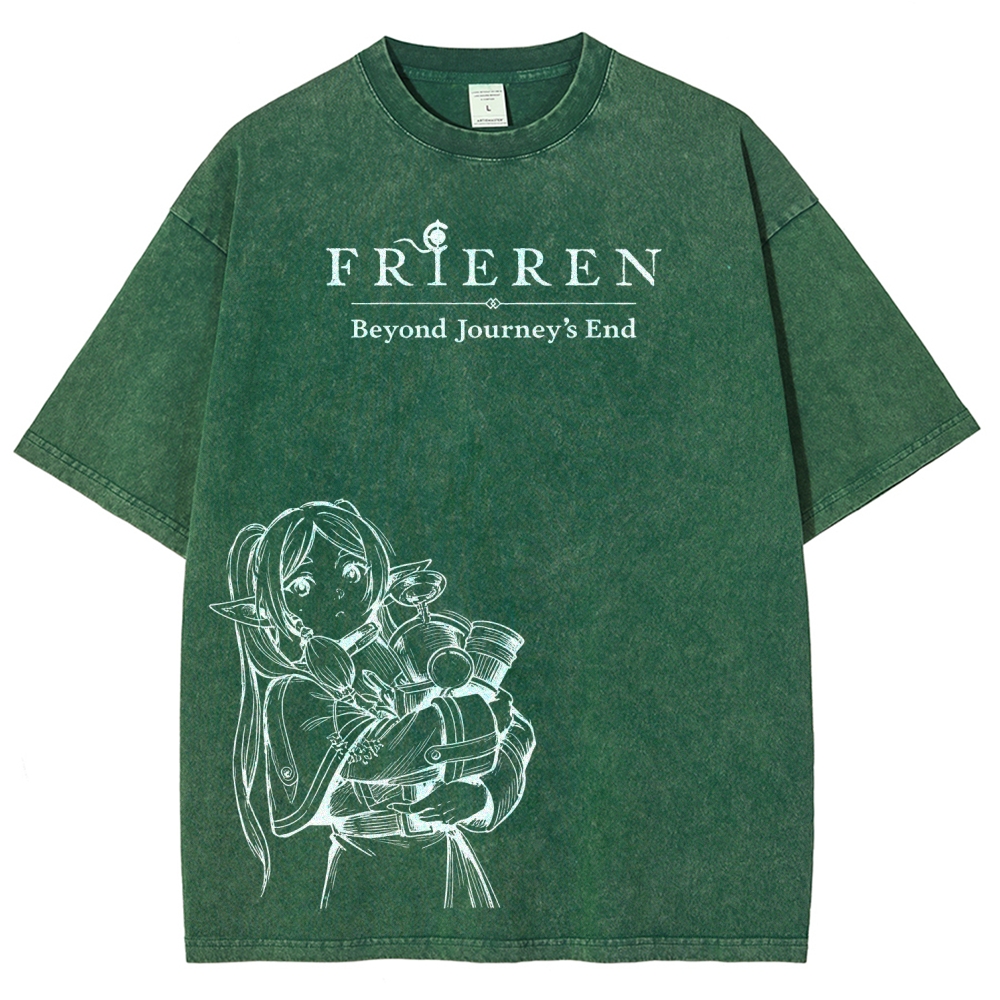 Frieren Unisex Fit Washed T-Shirt