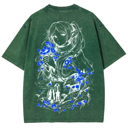 Frieren Unisex Fit Washed T-Shirt