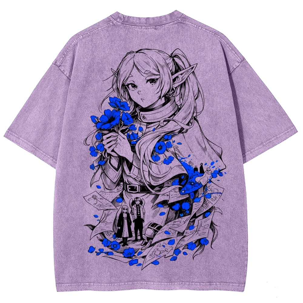 Frieren Unisex Fit Washed T-Shirt