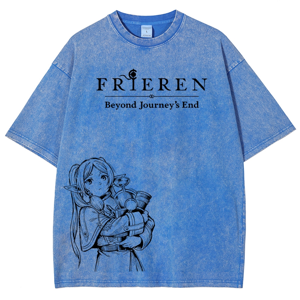 Frieren Unisex Fit Washed T-Shirt