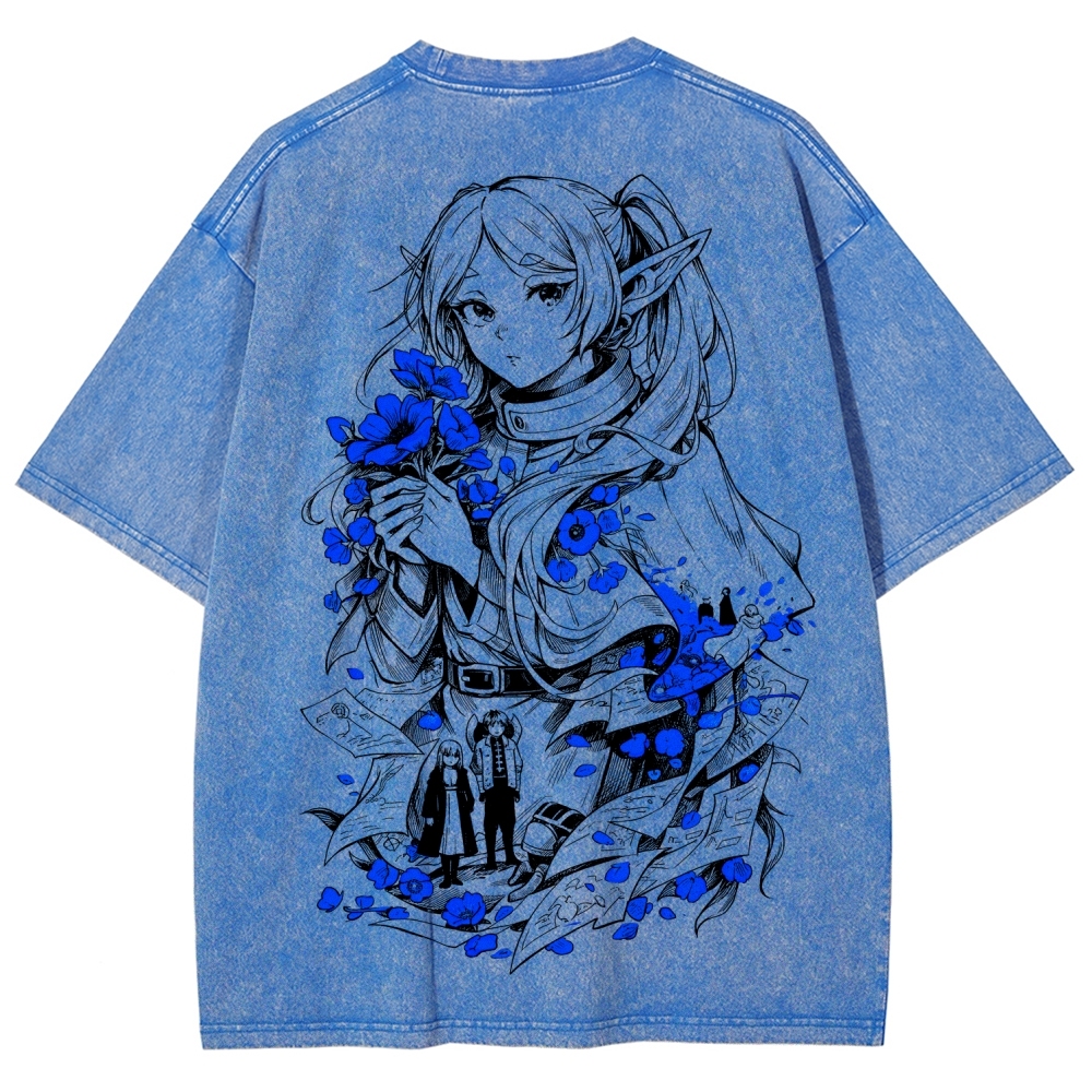 Frieren Unisex Fit Washed T-Shirt
