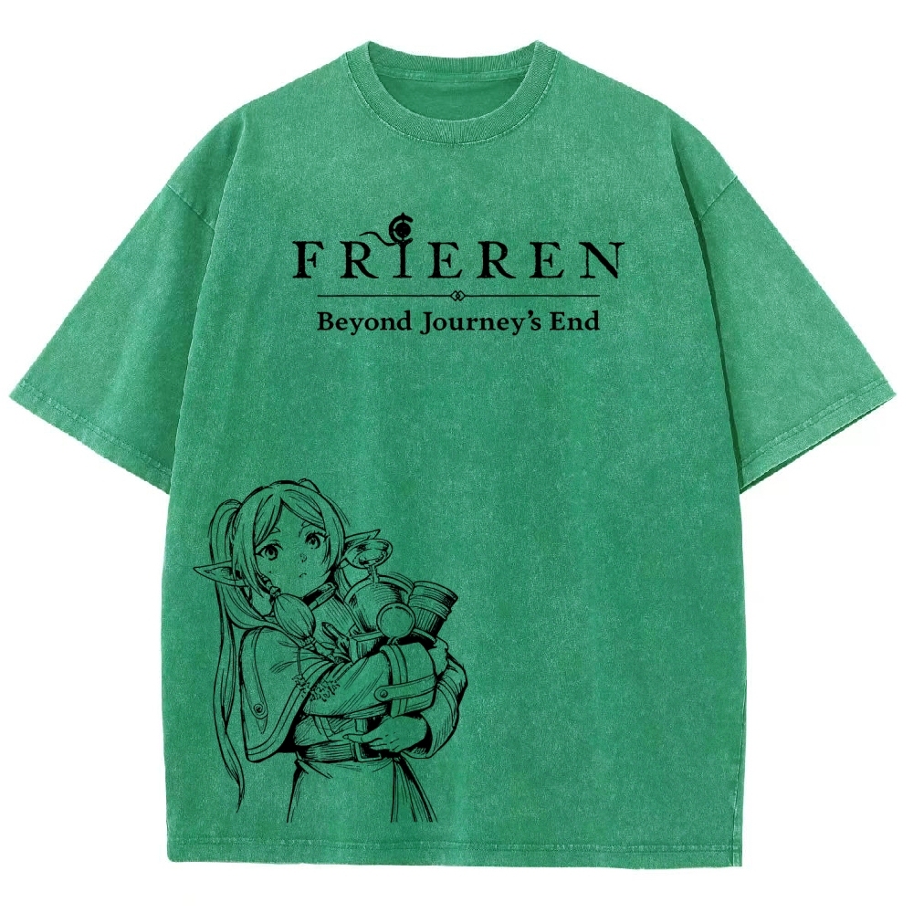 Frieren Unisex Fit Washed T-Shirt