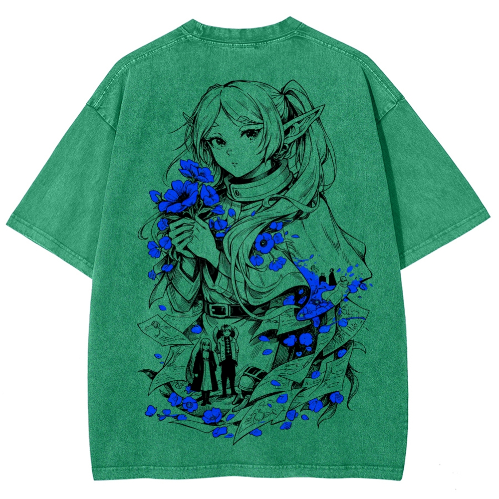 Frieren Unisex Fit Washed T-Shirt