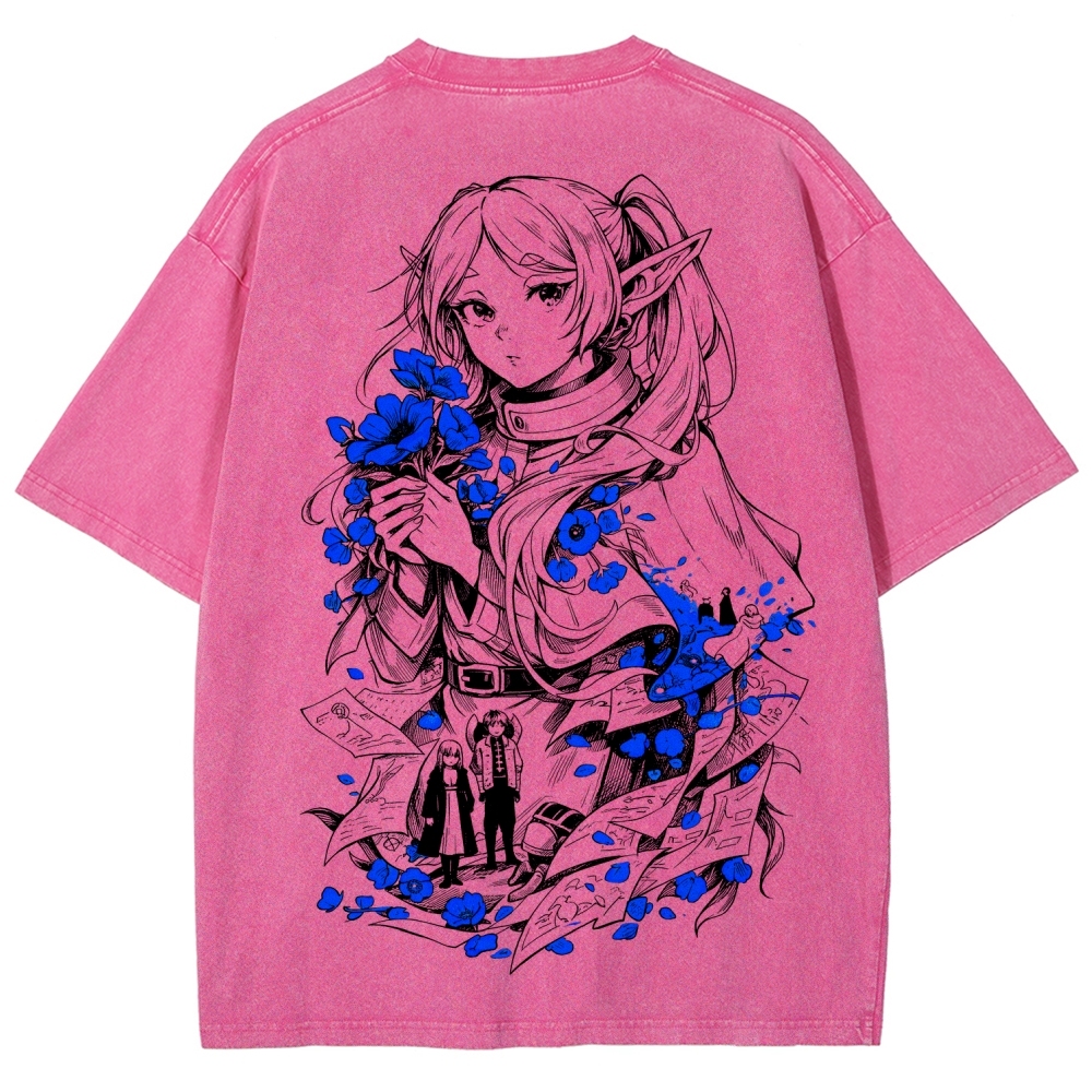 Frieren Unisex Fit Washed T-Shirt