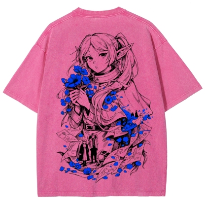 Frieren Unisex Fit Washed T-Shirt