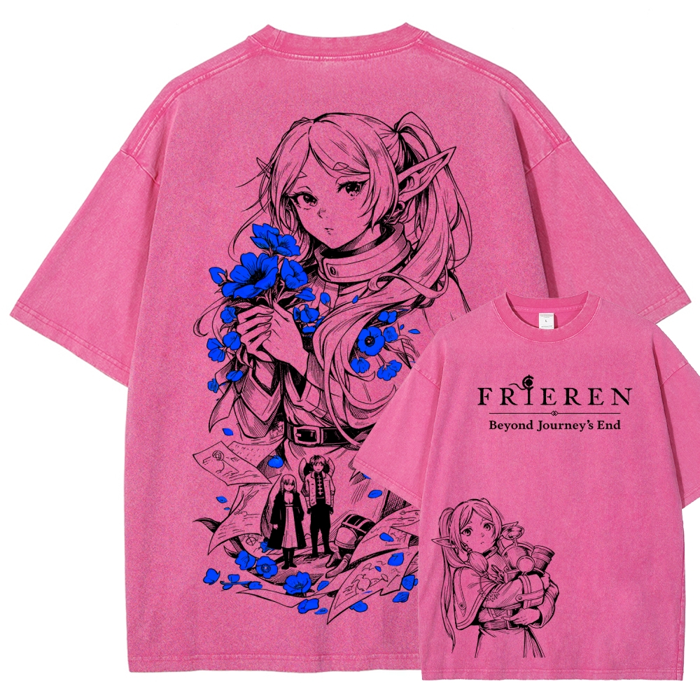 Frieren Unisex Fit Washed T-Shirt