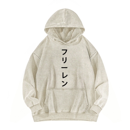 Frieren Unisex Washed Hoodie