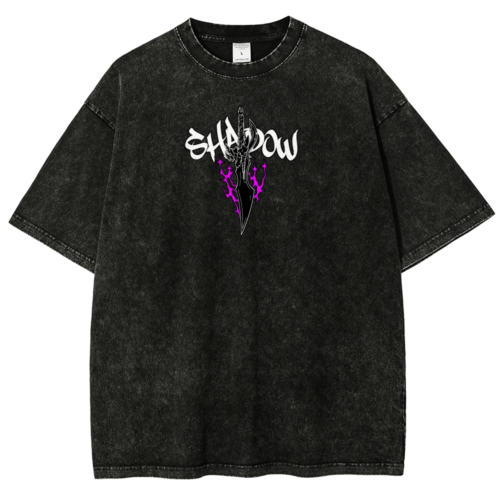 Solo Leveling Unisex Fit Washed T-Shirt