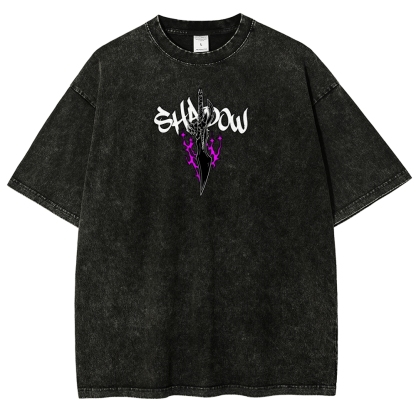 Solo Leveling Unisex Fit Washed T-Shirt