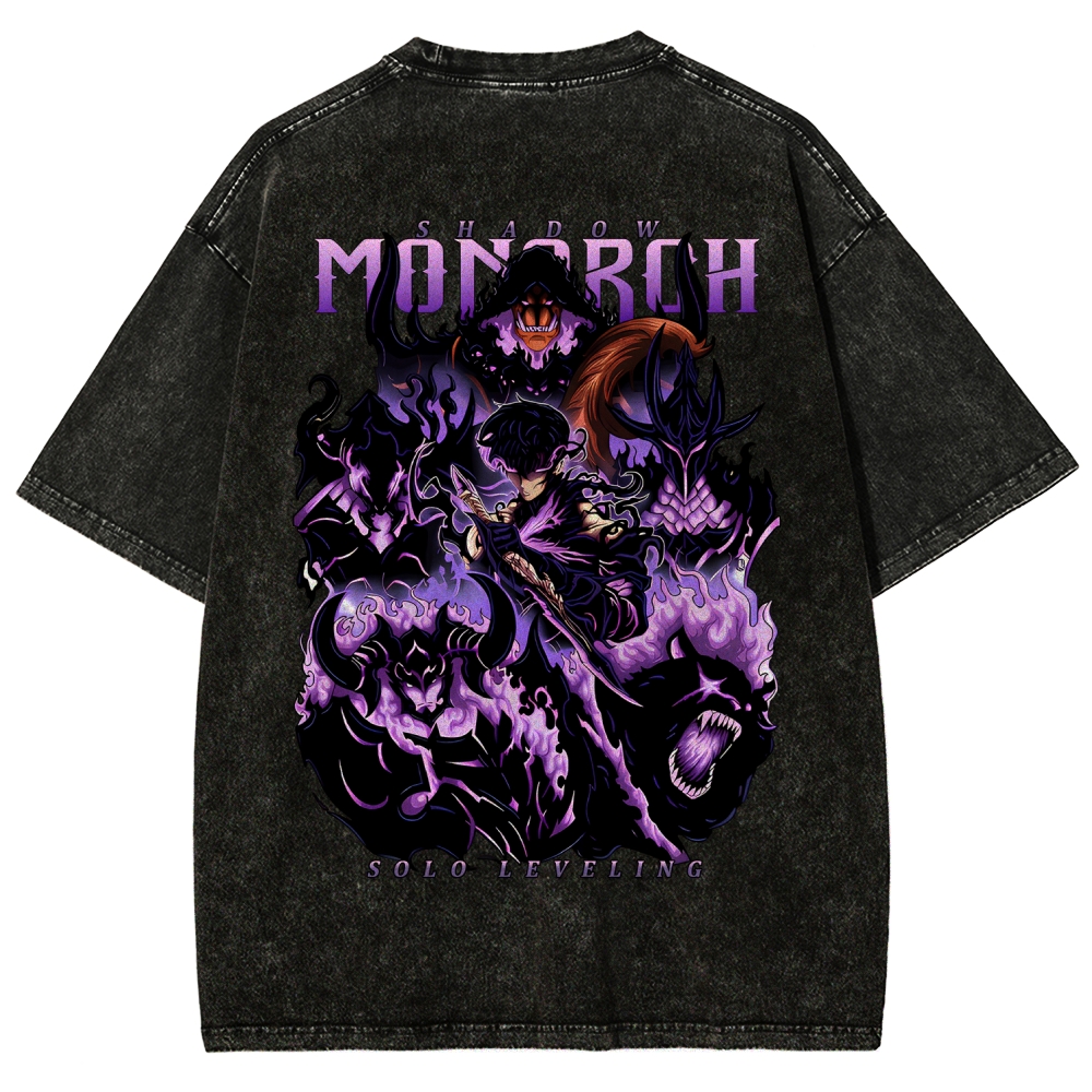 Solo Leveling Unisex Fit Washed T-Shirt