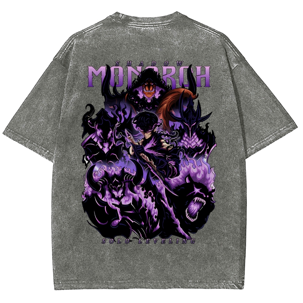 Solo Leveling Unisex Fit Washed T-Shirt