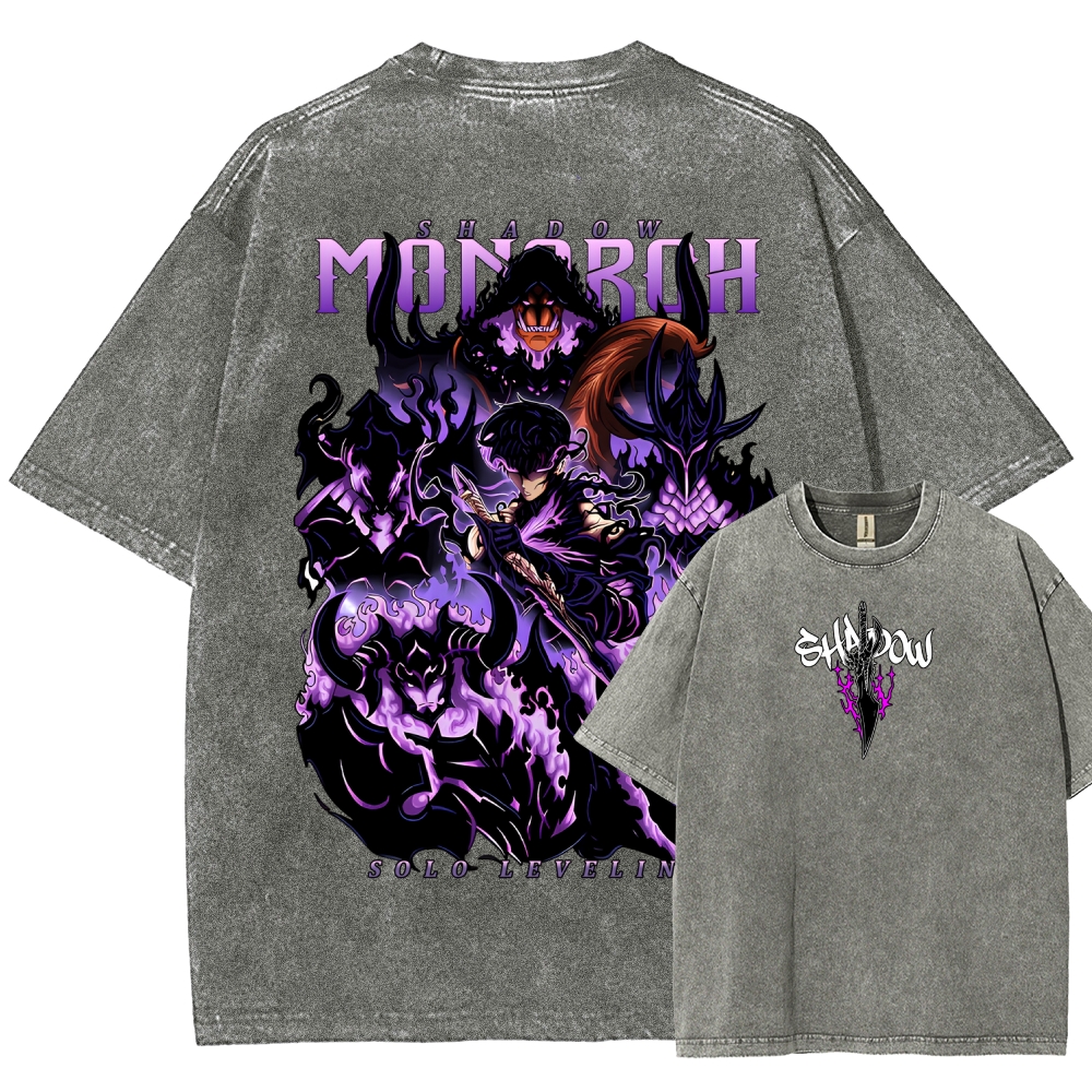 Solo Leveling Unisex Fit Washed T-Shirt