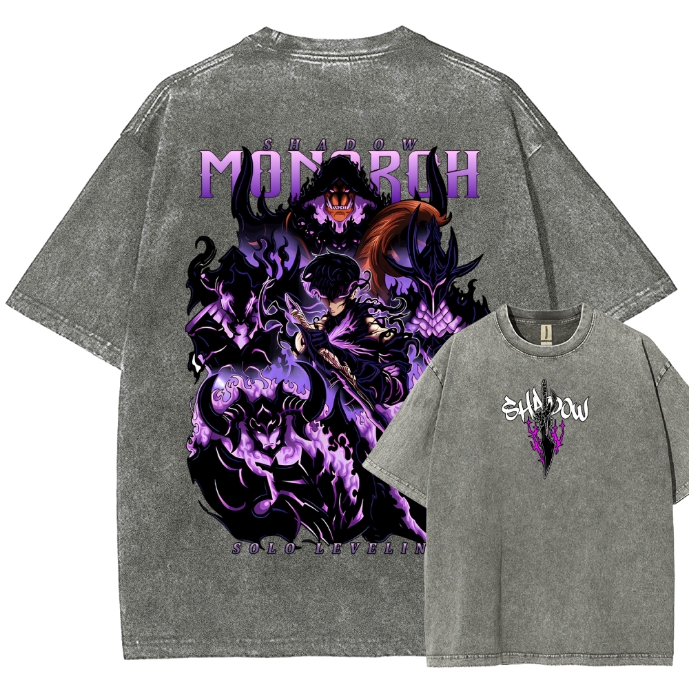 Solo Leveling Unisex Fit Washed T-Shirt