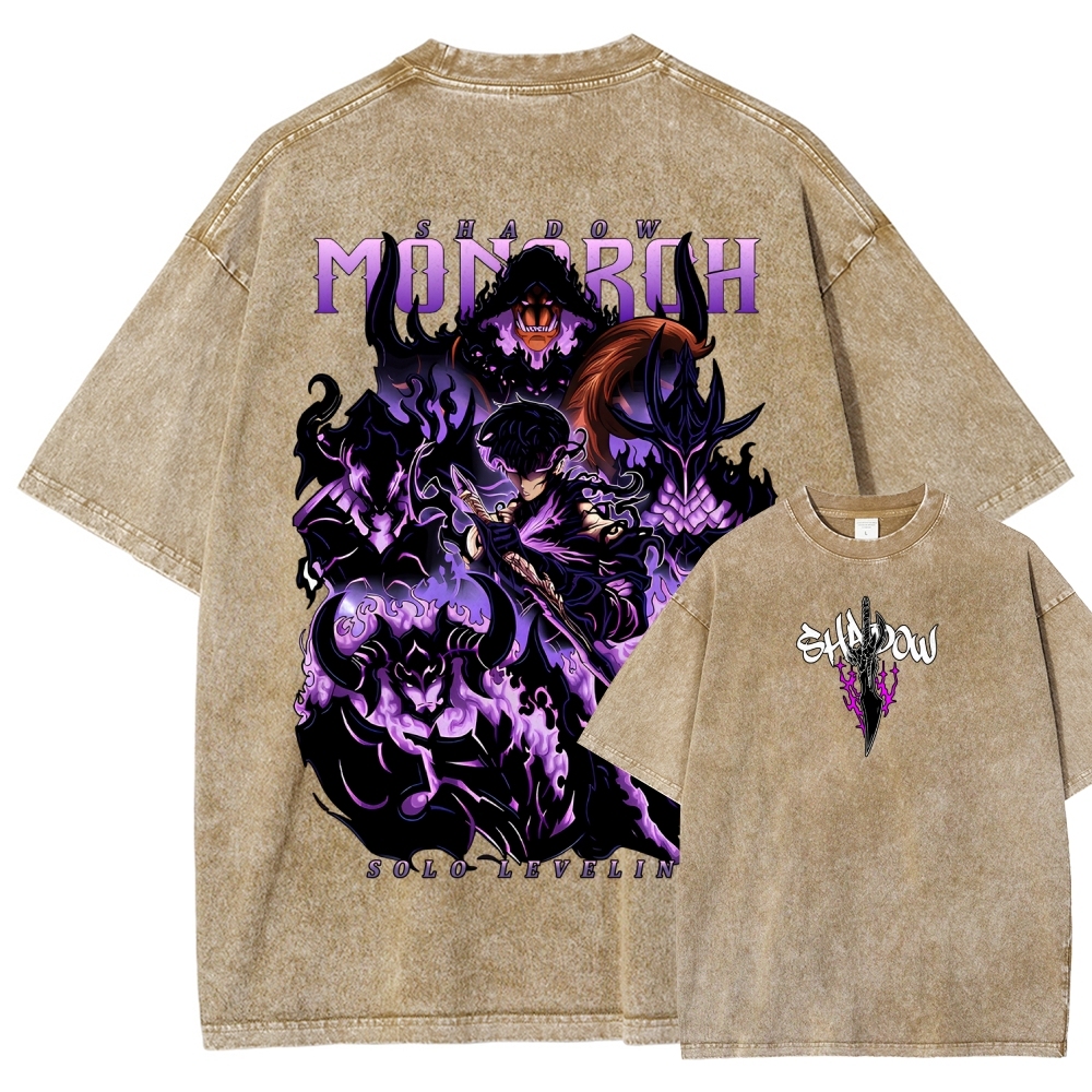 Solo Leveling Unisex Fit Washed T-Shirt