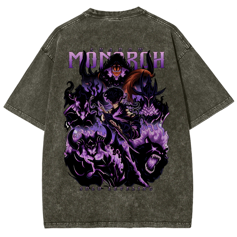 Solo Leveling Unisex Fit Washed T-Shirt