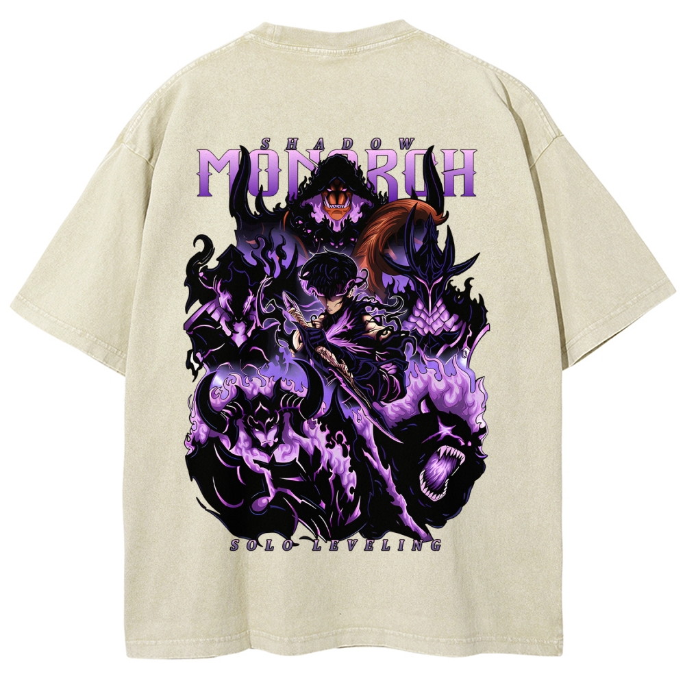 Solo Leveling Unisex Fit Washed T-Shirt