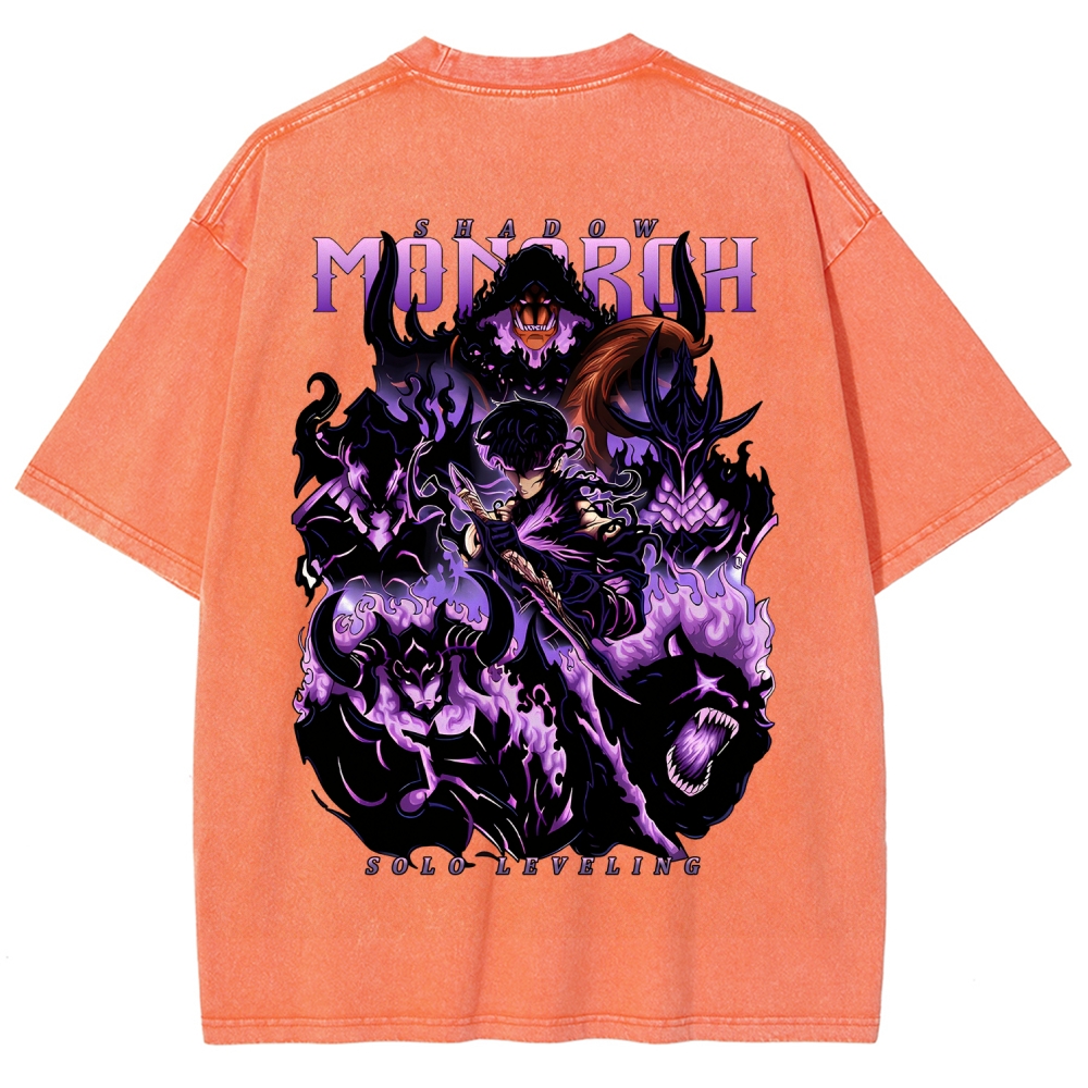 Solo Leveling Unisex Fit Washed T-Shirt